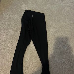 Black align leggings